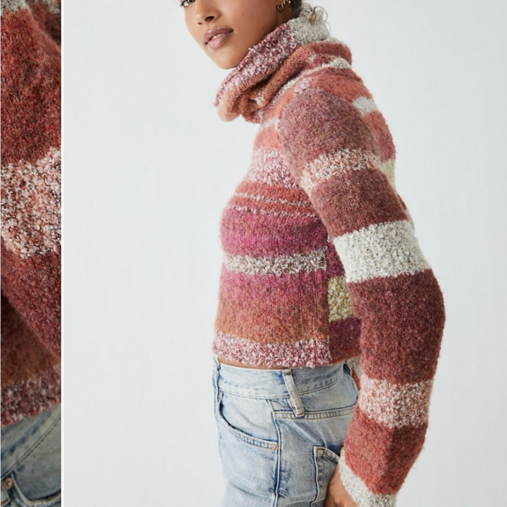 Free People My Girl Turtleneck size M - Picture 4 of 5